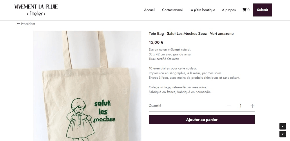 null Boutique Vivement la Pluie